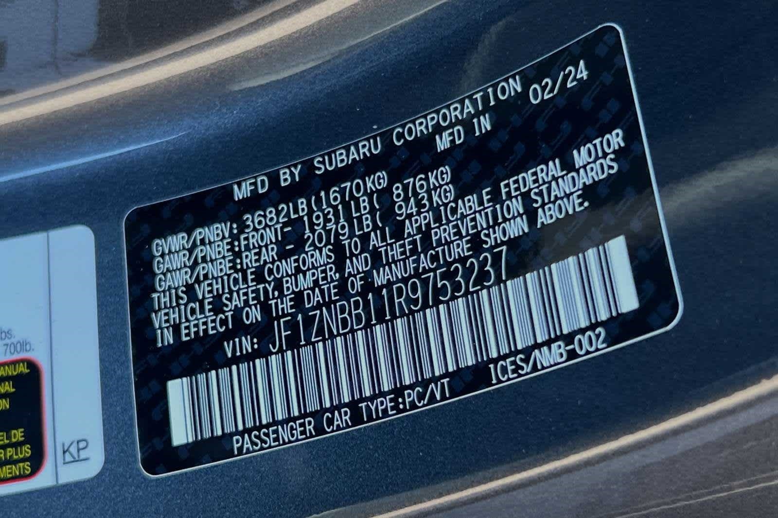 2024 Toyota GR86 MT
